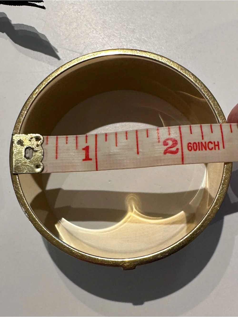 kate spade Multicolor “Beach Stripe” Enamel Bangle with Gold Trim